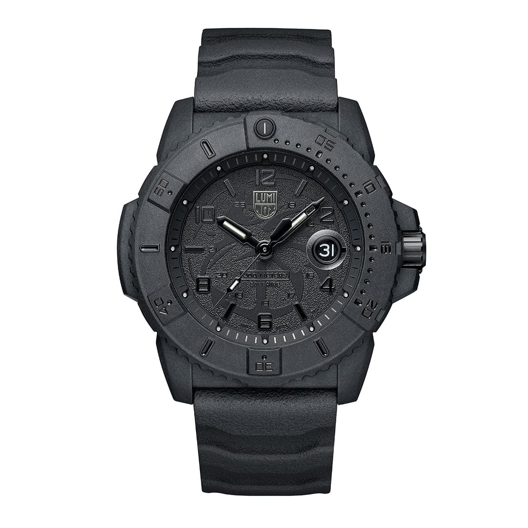 Luminox Navy SEAL Foundation Military Blackout Watch, 45 mm XS.3601.BO.NSF