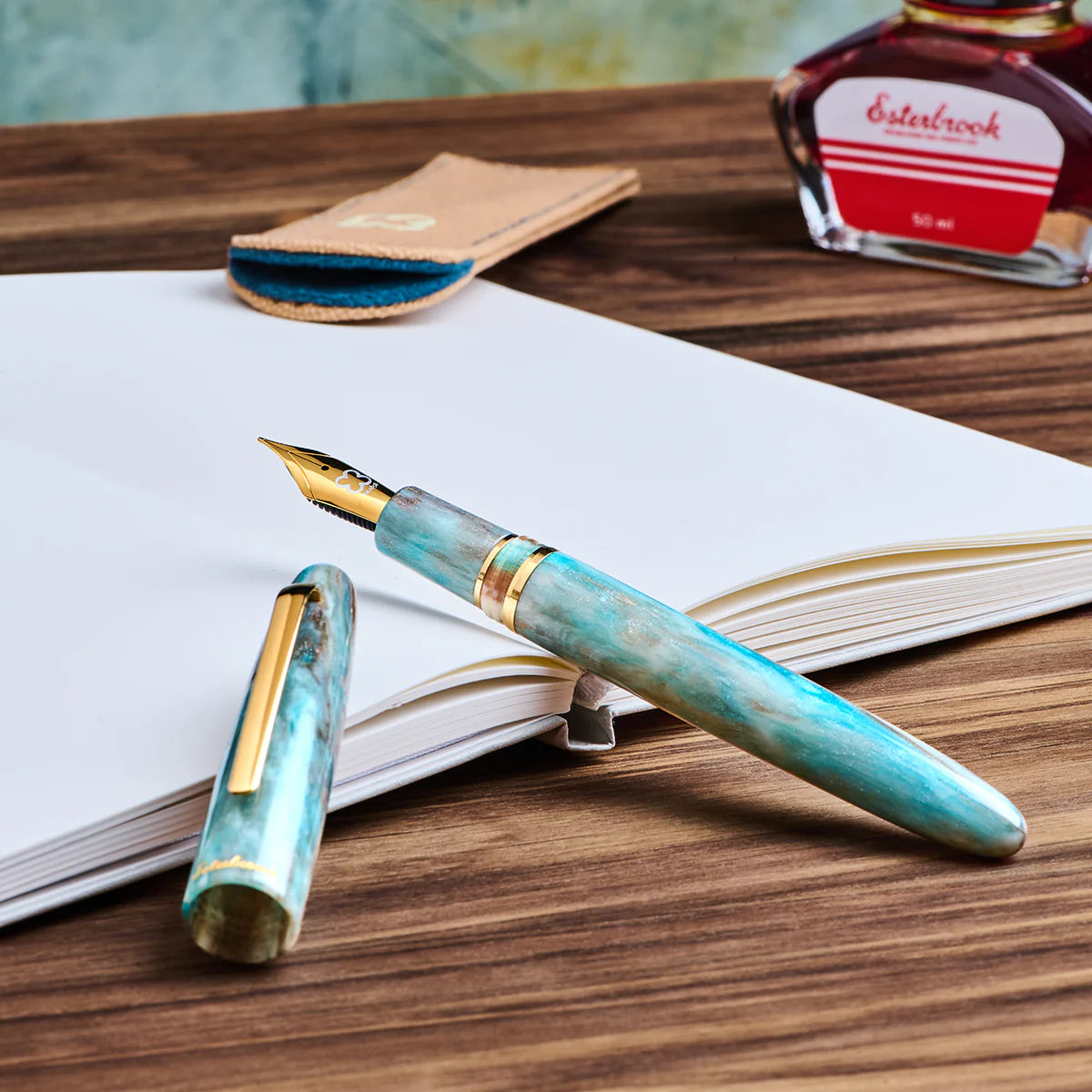Esterbrook Estie Avalanche Premium Edition Oversize Gold Trim Fountain Pen