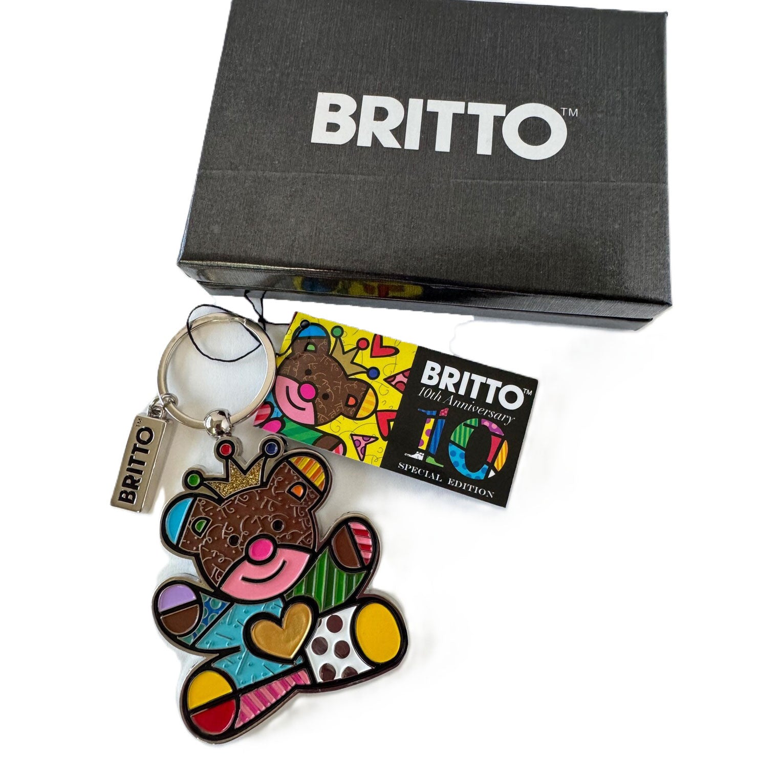 Britto 10th Anniversary Edition Bear Key Ring