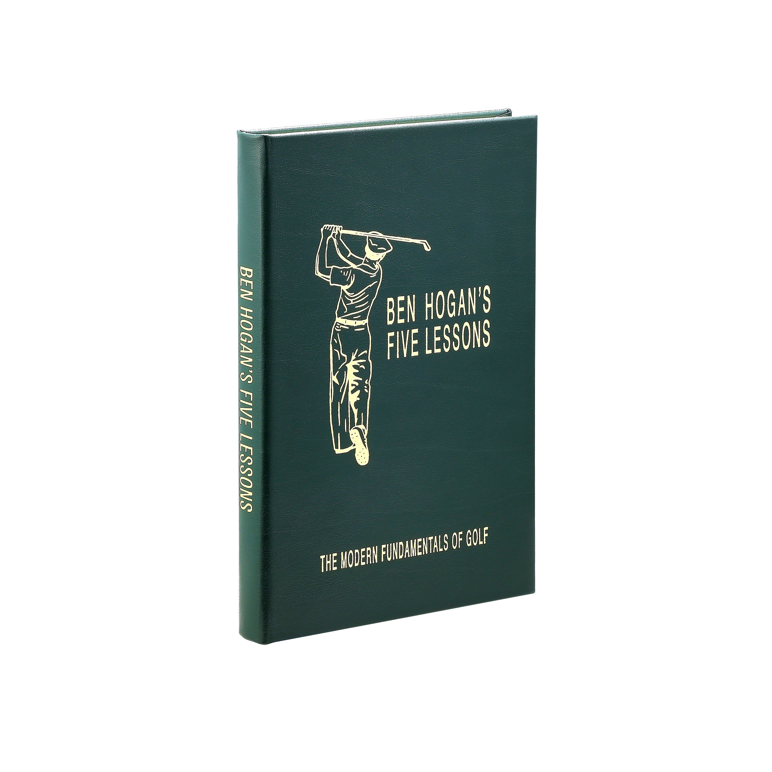 Graphic Image Ben Hogan's Five Lessons: The Modern Fundamentals of Golf (Definitive Edition) Leather Bound Green