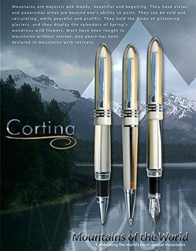 Monteverde Mountains Of The World Blue Fountain Pen