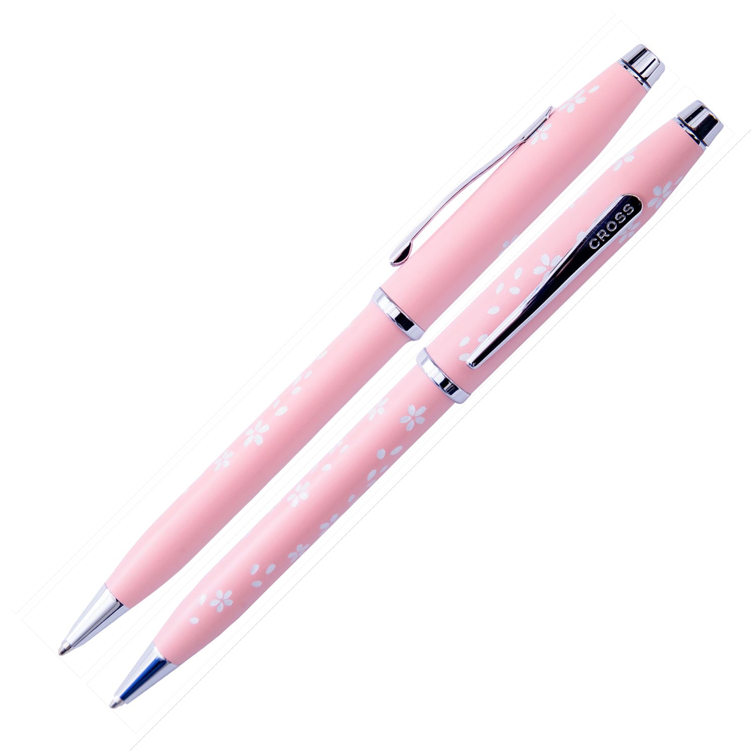 Cross Century II Special Edition Cherry Blossom High Glossy Pink Lacquer with Polished Chrome Appointments Ballpoint Pen