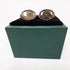 Dalvey Ermine Black Cufflinks