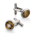 Dalvey BUTTON CUFFLINKS Tiger's eye