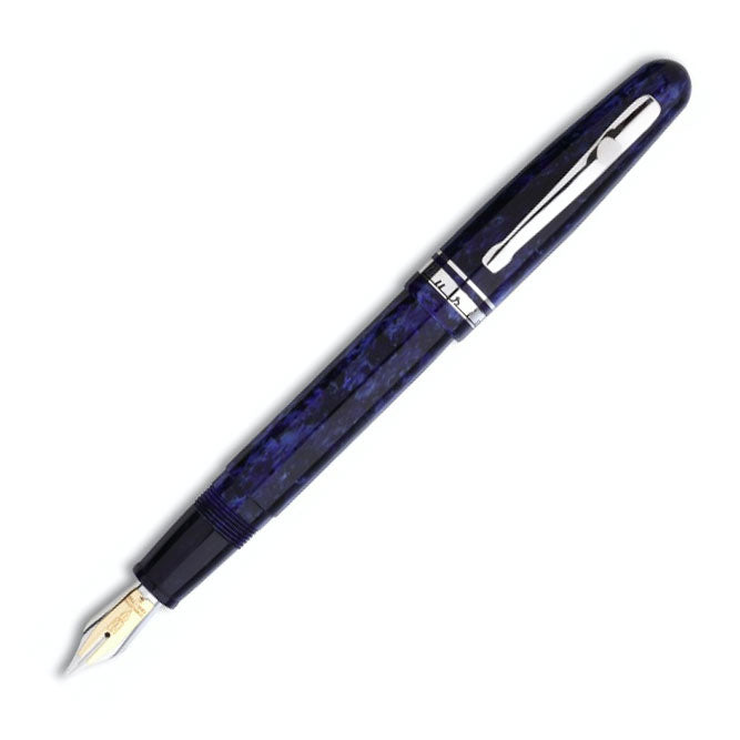 Delta Fusion 82 Blue Fountain Pen With 18k Nib