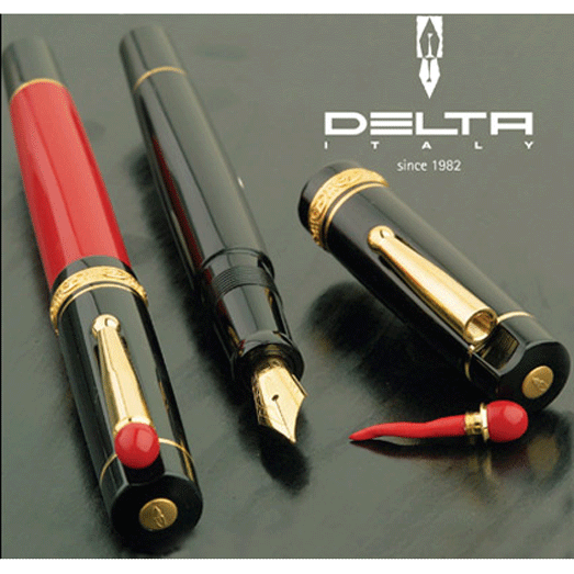 Delta We Lucky Fountain Pen - 14k Nib - Fine Point