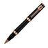 Delta MOMO Designs Tork Rollerball Pen Black with Pink Gold Trim