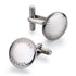 Dalvey DISCUS CUFFLINKS Stainless Steel