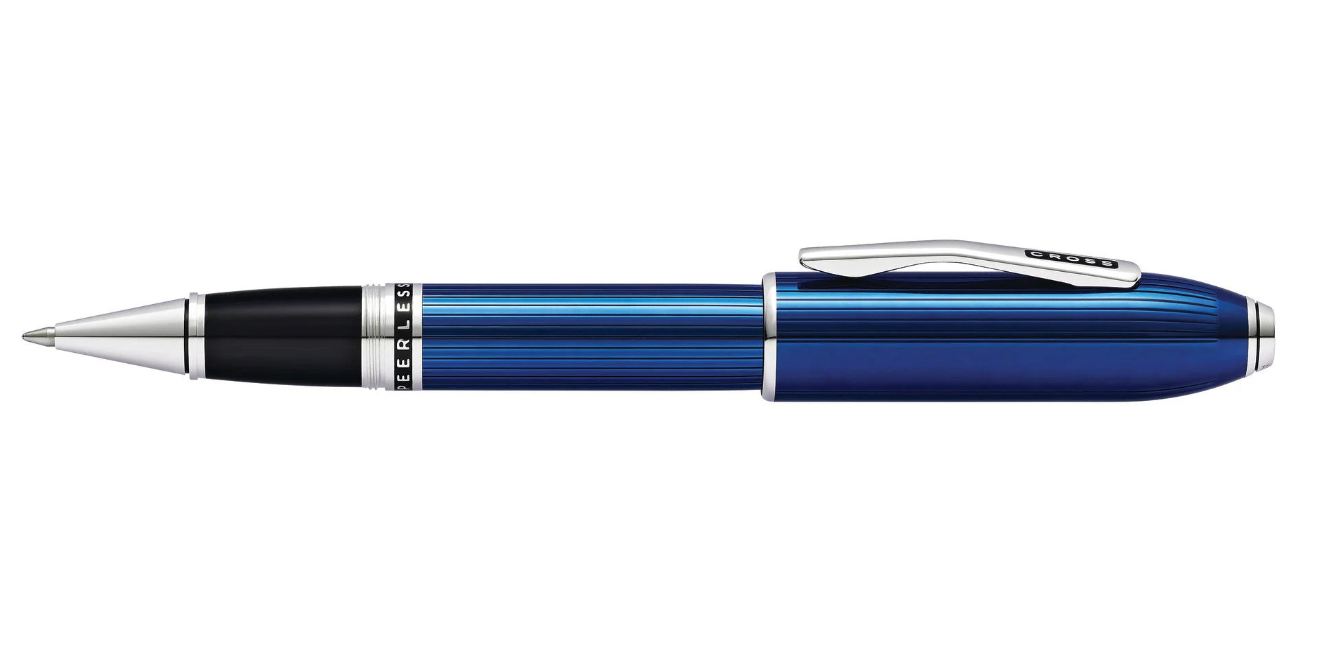 Cross Peerless Translucent Quartz Blue Rollerball Pen
