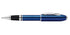 Cross Peerless Translucent Quartz Blue Rollerball Pen
