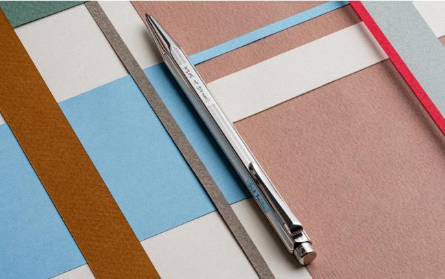 Caran D'Ache Ecridor PAUL SMITH Limited Edition Ballpoint and Leather Pouch Gift Set