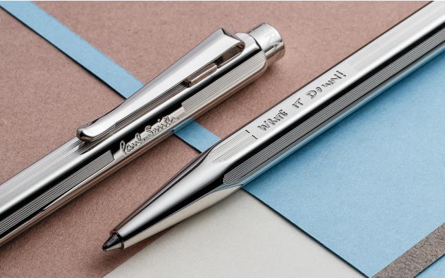Caran D'Ache Ecridor PAUL SMITH Limited Edition Ballpoint and Leather Pouch Gift Set