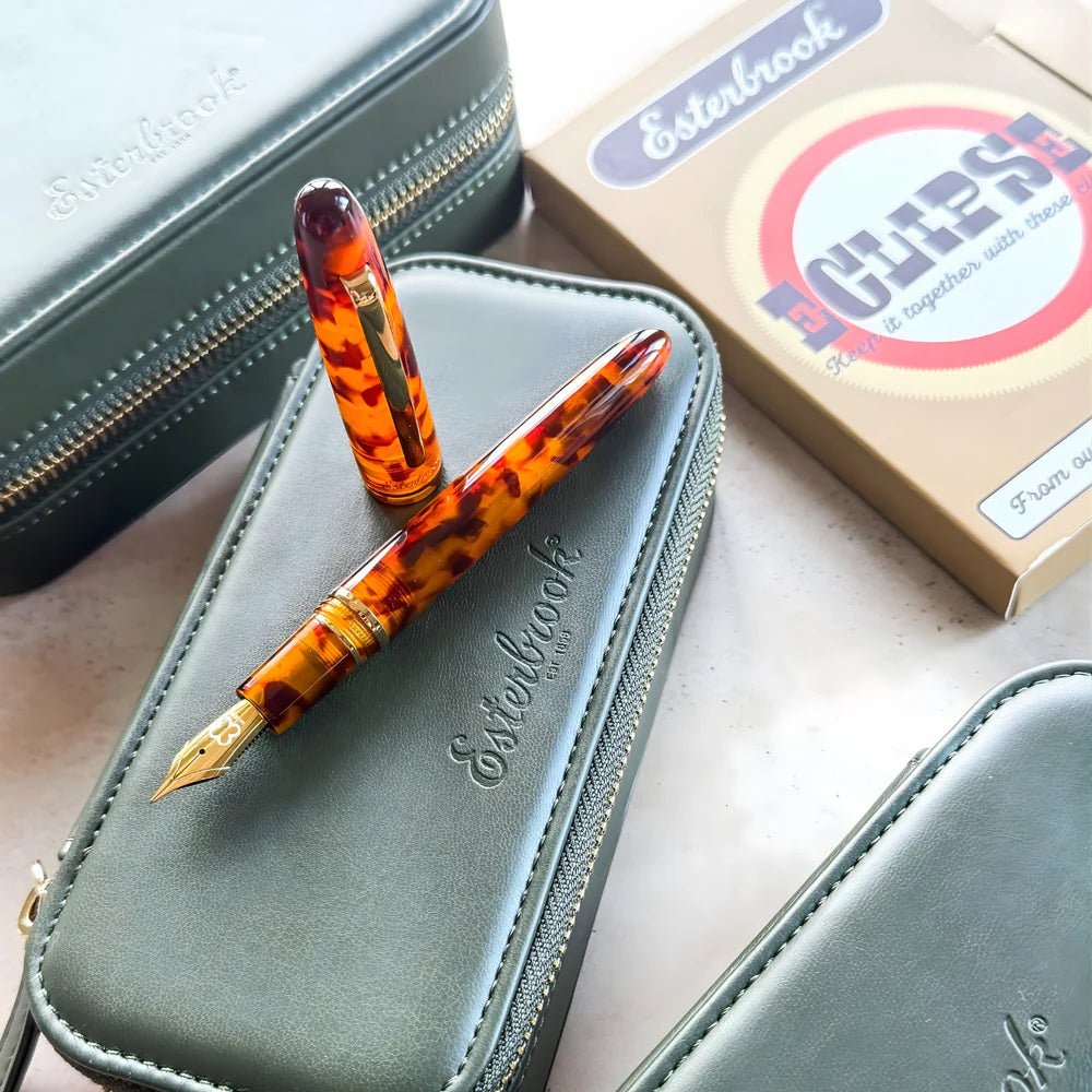 Esterbrook Amber Tortoise Estie Fountain Pen