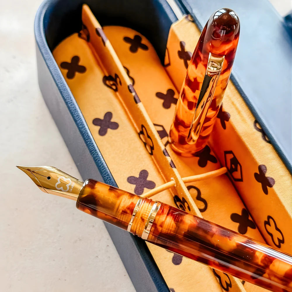 Esterbrook Amber Tortoise Estie Fountain Pen