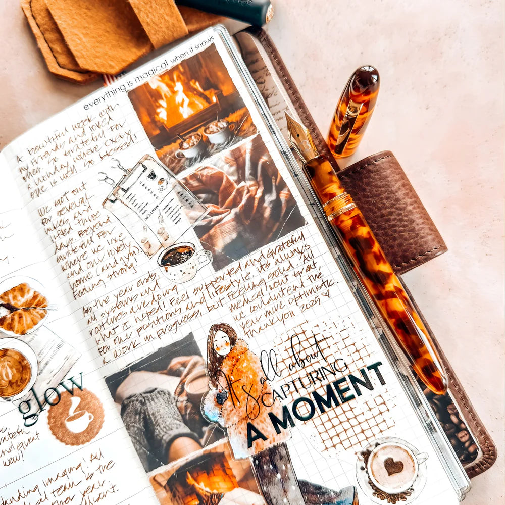 Esterbrook Amber Tortoise Estie Fountain Pen