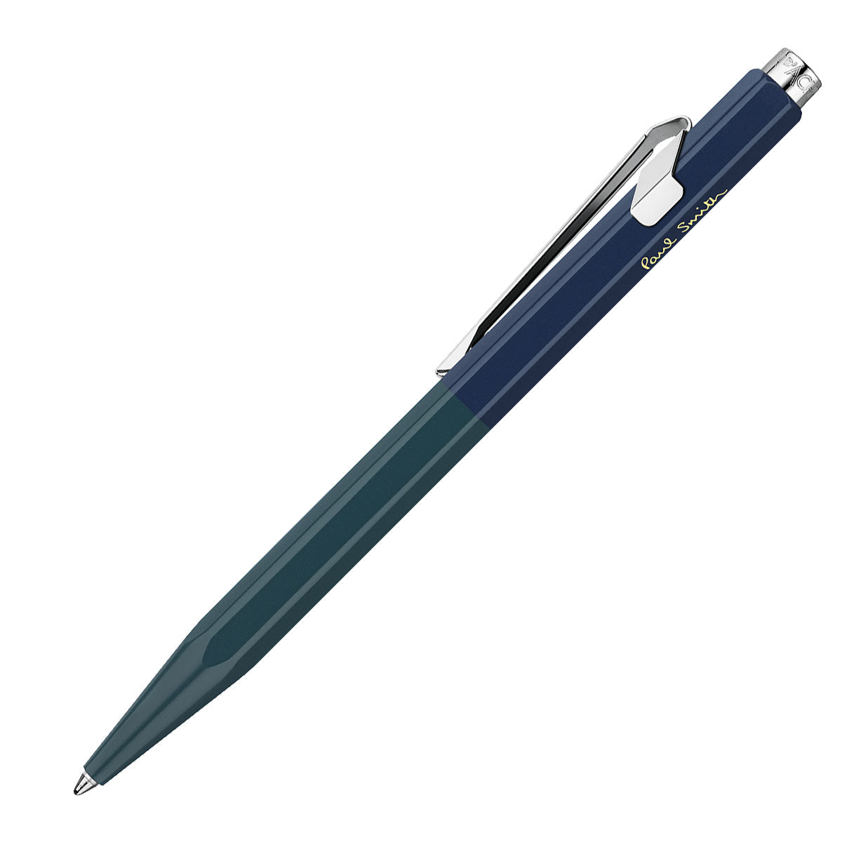 Caran d'Ache 849 Ballpoint Pen Paul Smith Limited Edition Cyan / Steel