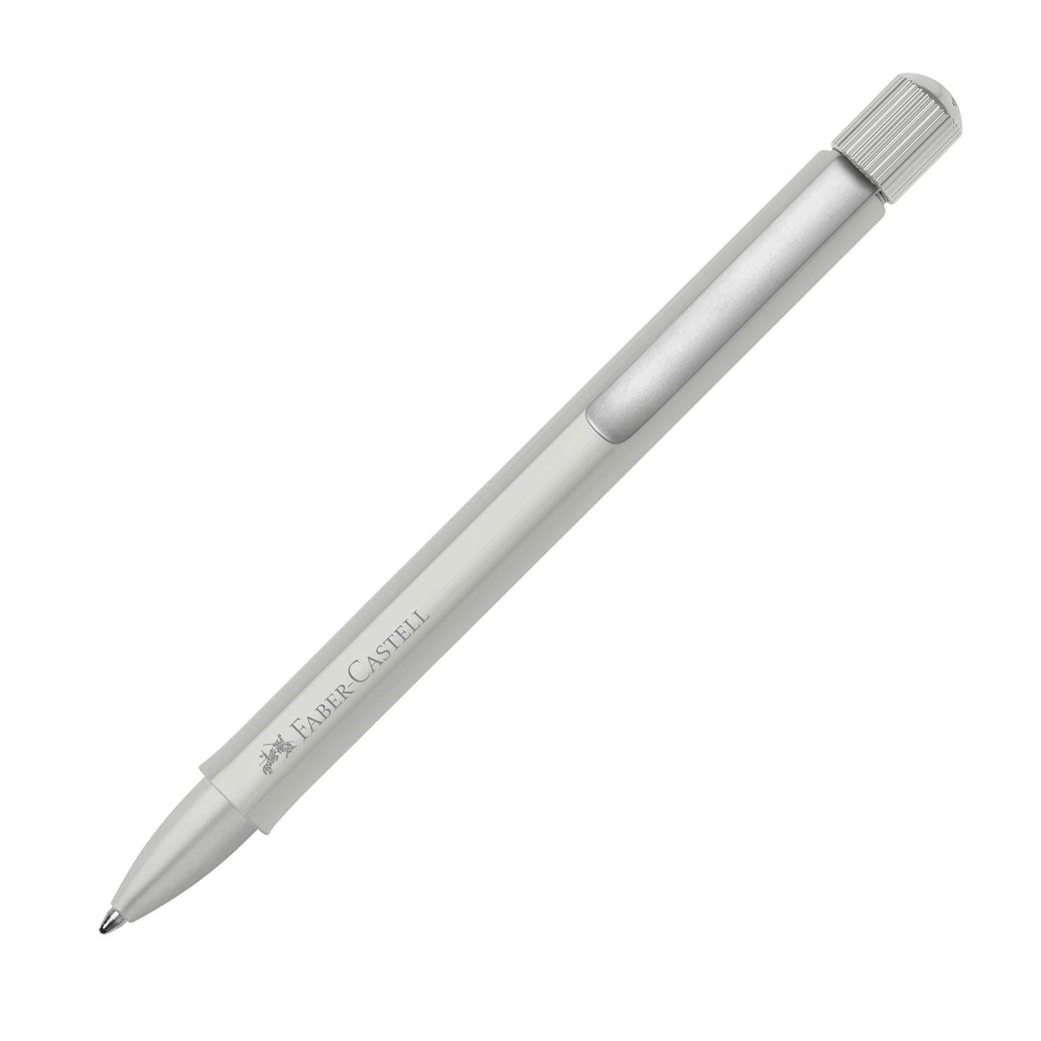 Faber-Castell Hexo Ballpoint Pen Matte Silver