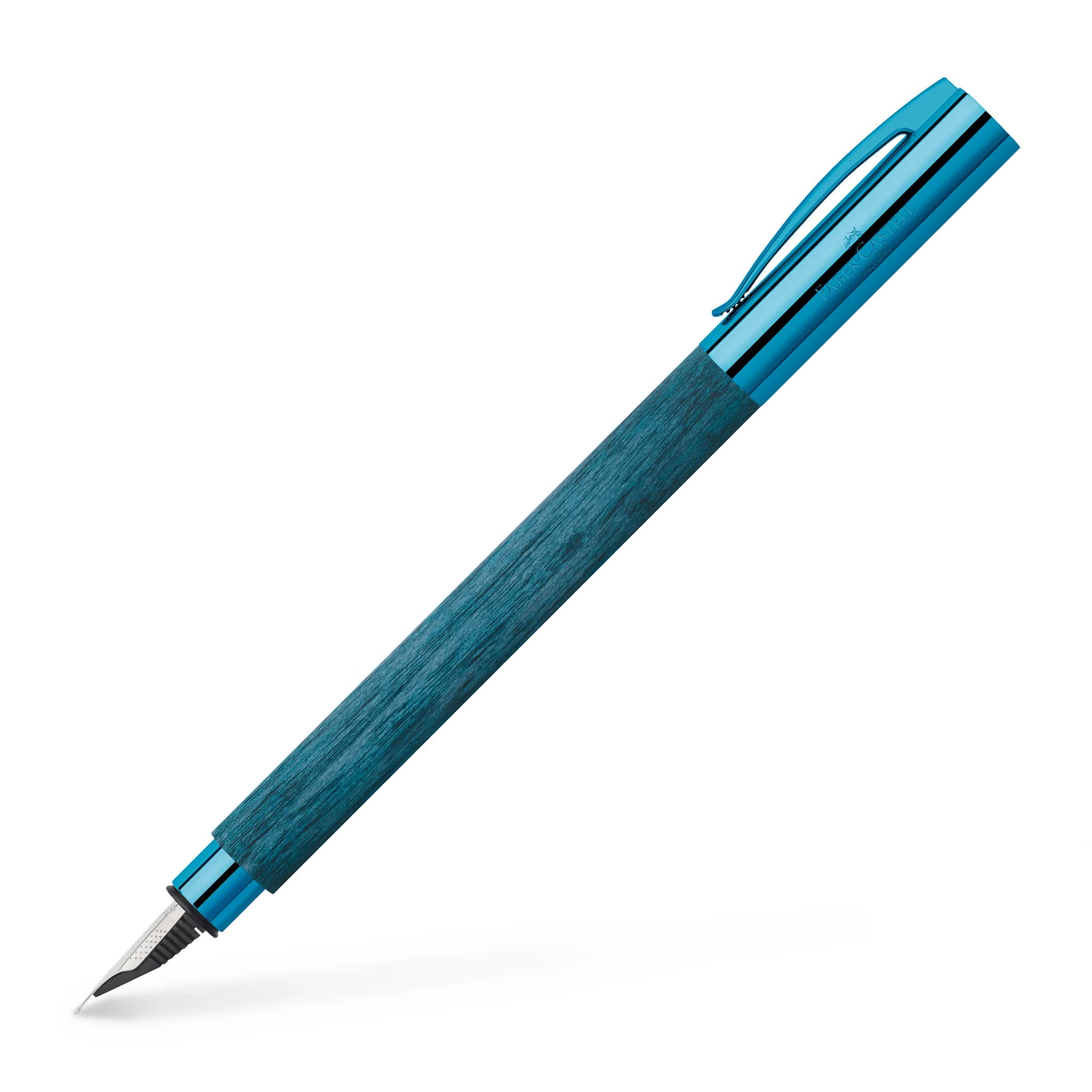 Faber-Castell Ambition Limited Edition Blue Wood Fountain Pen