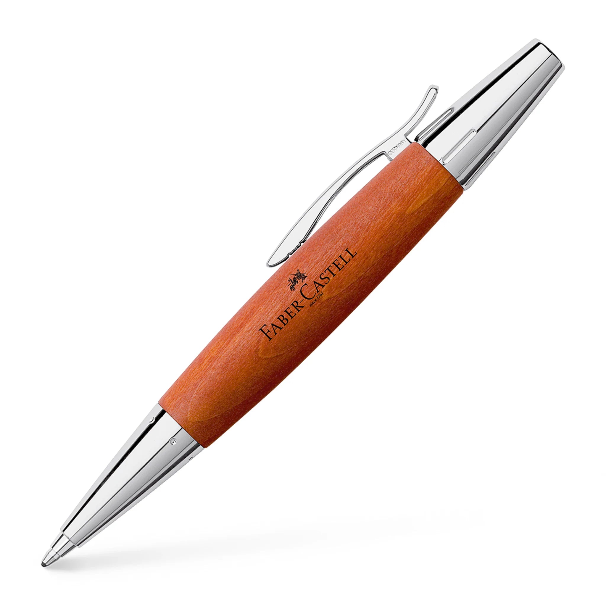 Faber-Castell e-motion 148330 Ballpoint, Brown Pearwood