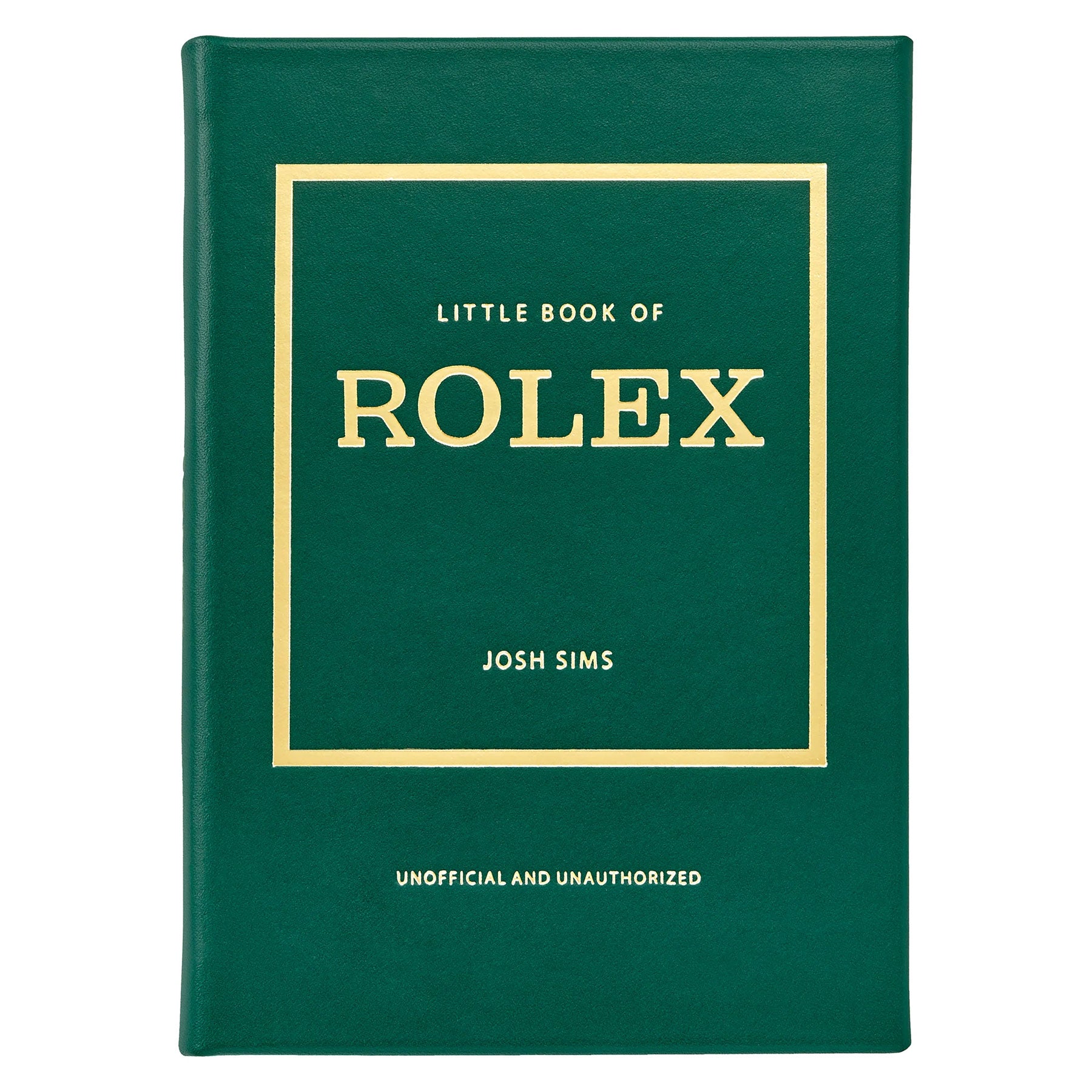 Graphic Image Little Book of Rolex - Emerald Bonded Leather