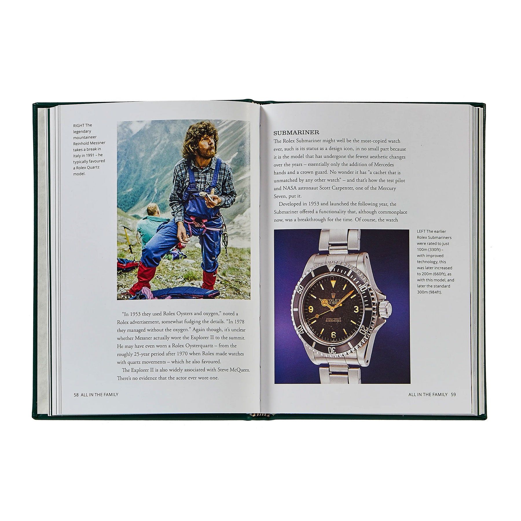 Graphic Image Little Book of Rolex - Emerald Bonded Leather