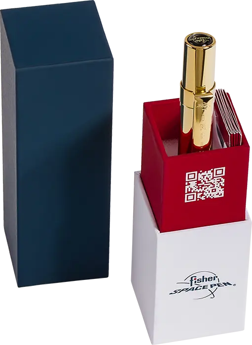 Fisher Space Pen Infinium Solar Flare Gold Titanium Nitride Space Pen