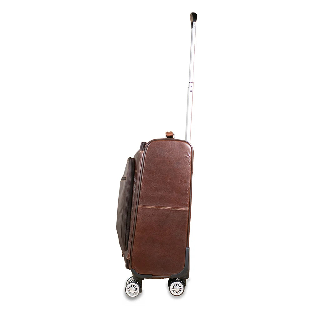 Jack Georges 22" Wheeled Carry-on Bag #7522 Hand-stained, Full-grain Buffalo Leather