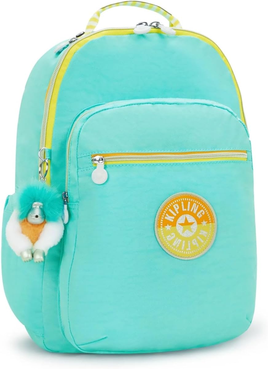 Kipling Seoul Large 15" Laptop Backpack - Poppy Aqua C