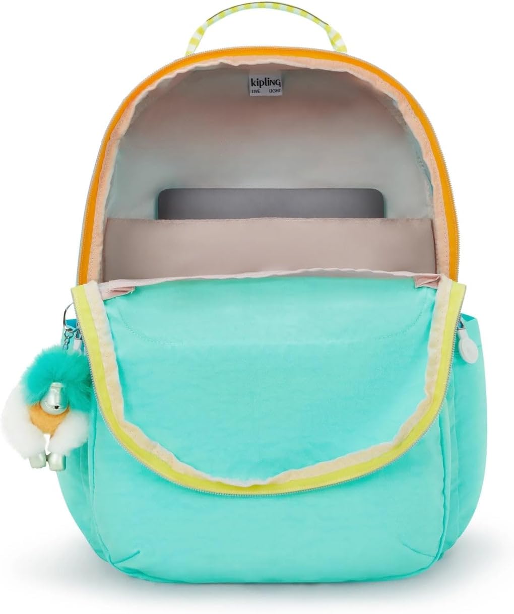 Kipling Seoul Large 15" Laptop Backpack - Poppy Aqua C