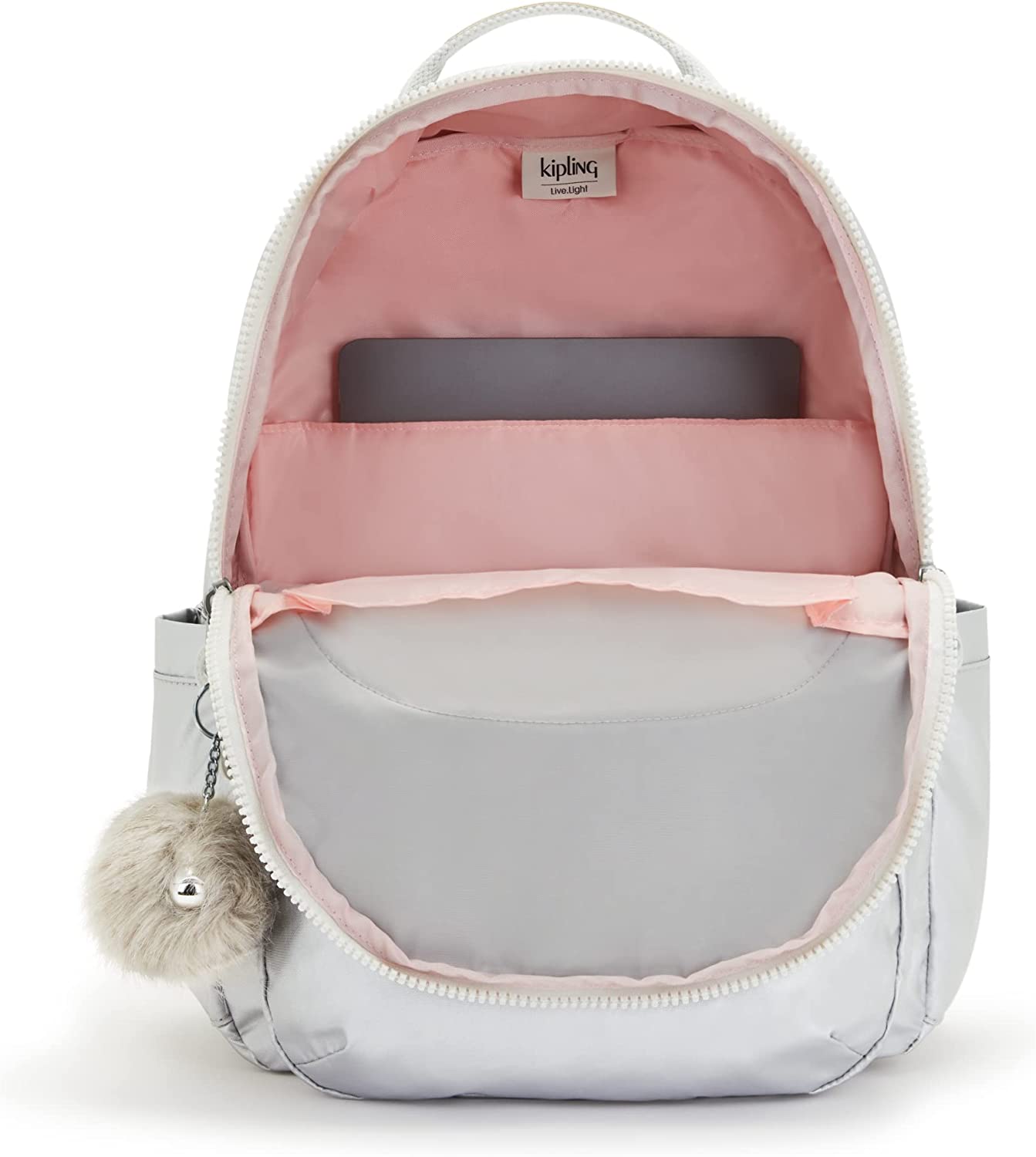 Kipling Seoul Extra Large 17 Laptop Backpack - Monster Pink