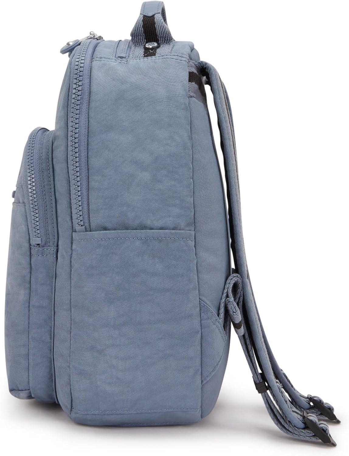 Kipling Seoul Small  Nylon Tablet Backpack Blue Stone