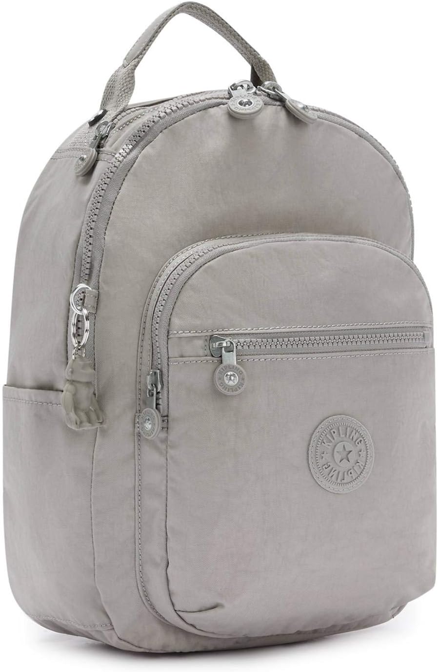 Kipling Seoul Small  Nylon Tablet Backpack Grey Gris
