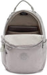 Kipling Seoul Small  Nylon Tablet Backpack Grey Gris