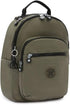 Kipling Seoul Small  Nylon Tablet Backpack Moss Green