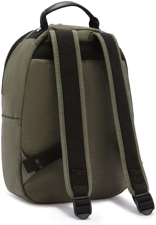 Kipling Seoul Small  Nylon Tablet Backpack Moss Green