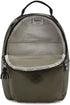 Kipling Seoul Small  Nylon Tablet Backpack Moss Green