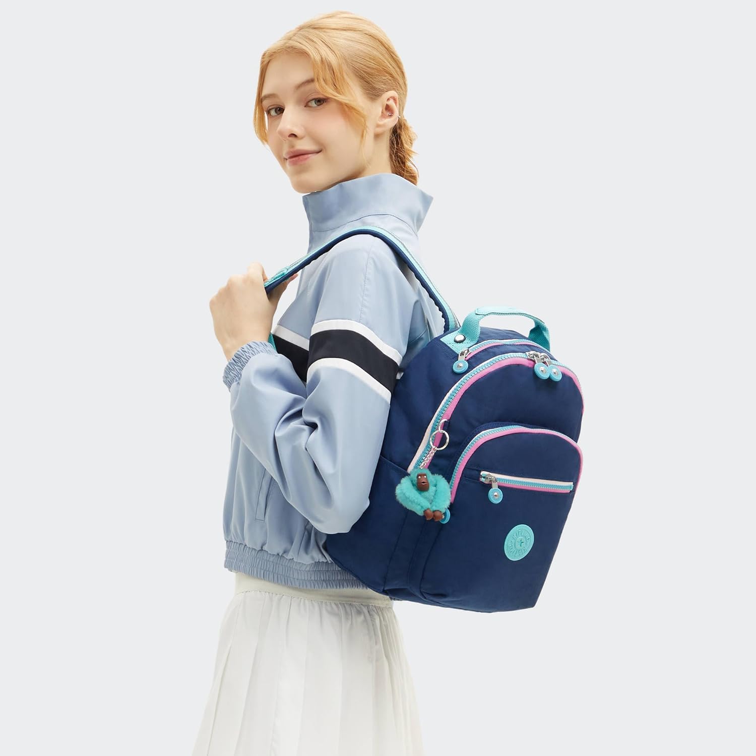 Kipling Seoul Small Tablet Backpack - Resort Navy