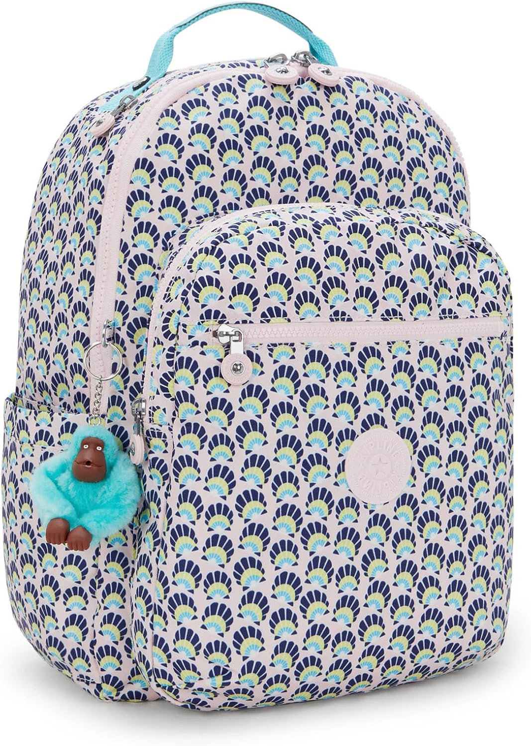 Kipling Seoul Large  Printed 15" Laptop Backpack - Geo Shell