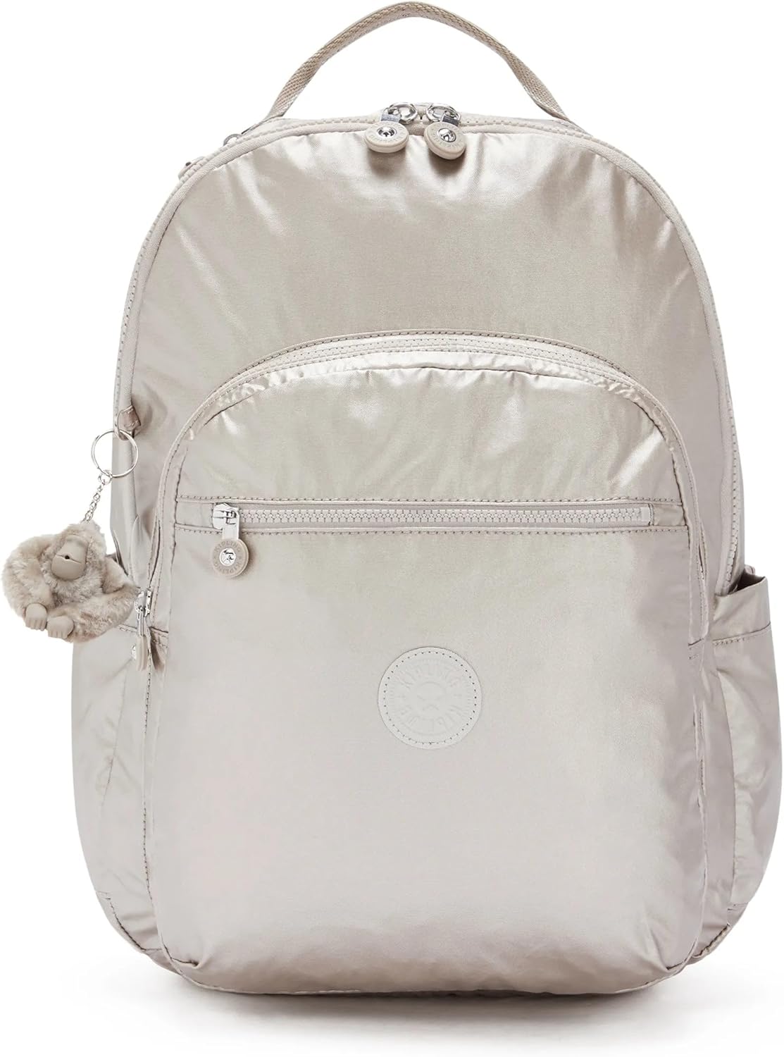 Kipling Seoul Extra Large  Metallic 17" Laptop Backpack - Metallic Glow