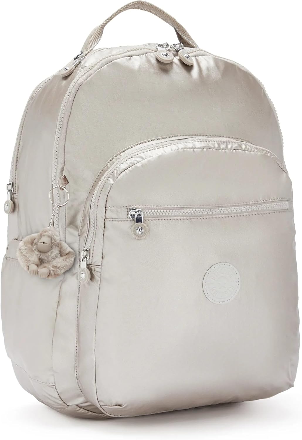 Kipling Seoul Extra Large  Metallic 17" Laptop Backpack - Metallic Glow