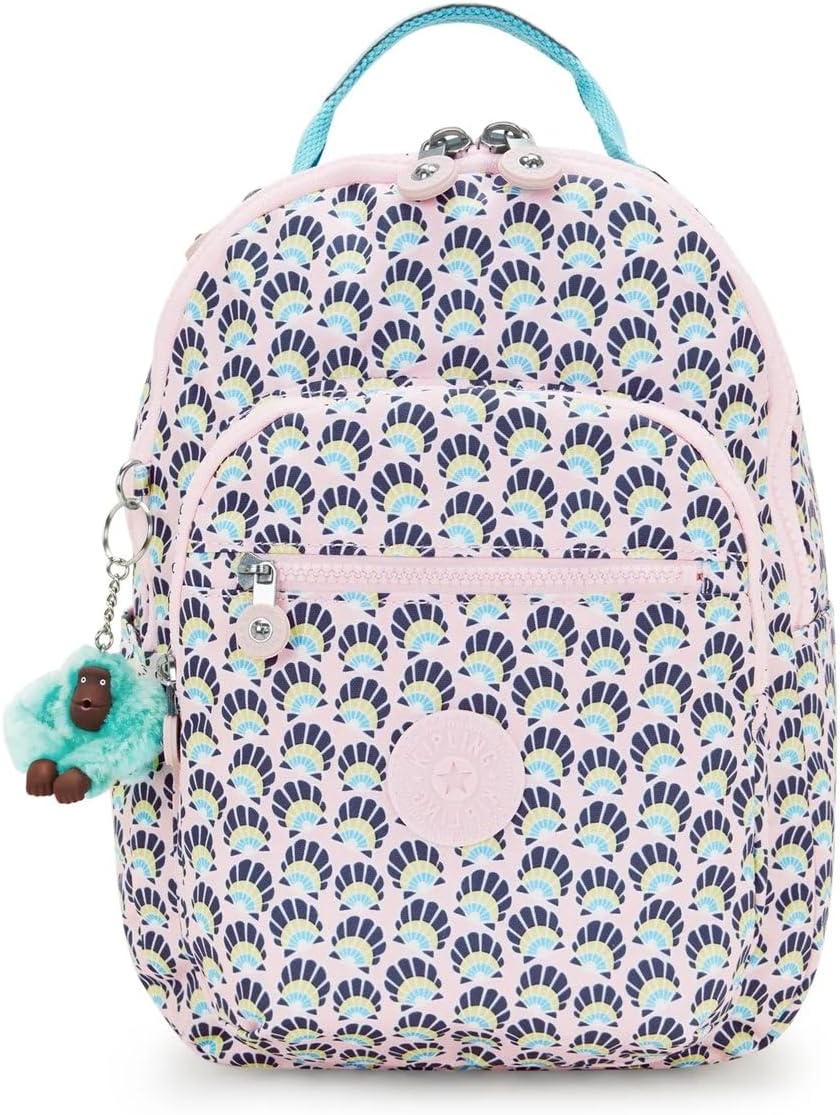Kipling Seoul Small  Printed Tablet Backpack - Geo Shell