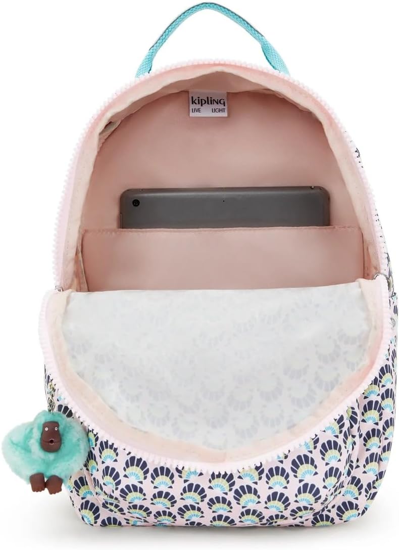 Kipling Seoul Small  Printed Tablet Backpack - Geo Shell