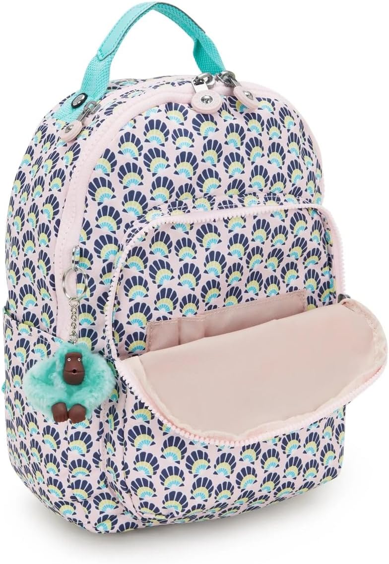 Kipling Seoul Small  Printed Tablet Backpack - Geo Shell