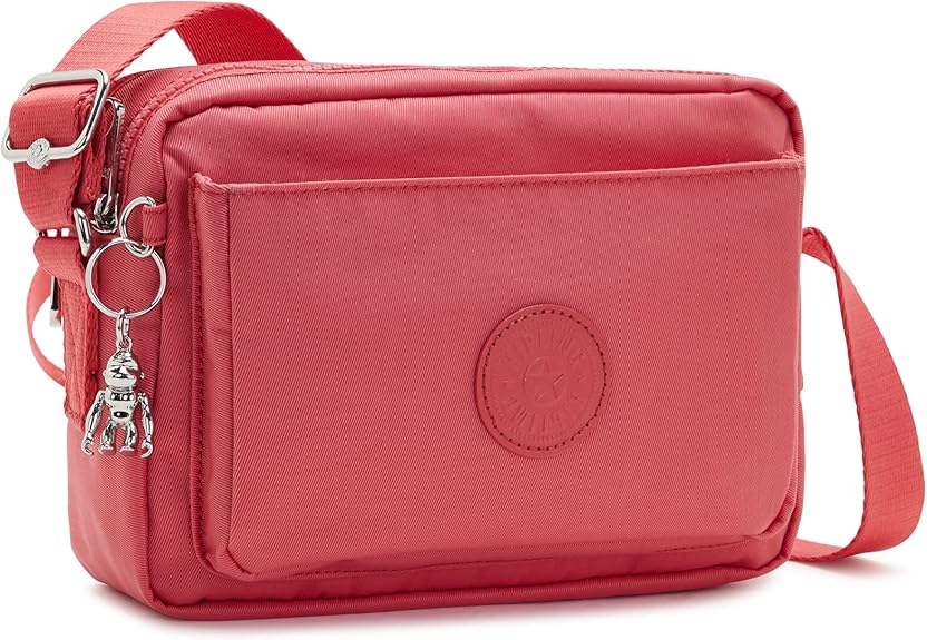 Kipling Abanu Medium Crossbody Bag - Natural Coral