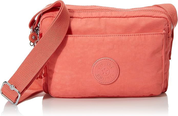 Kipling Abanu Medium Crossbody Bag - Fresh Coral