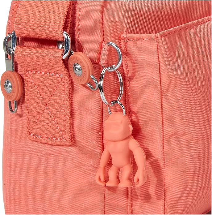 Kipling Abanu Medium Crossbody Bag - Fresh Coral
