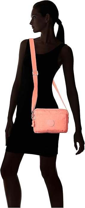 Kipling Abanu Medium Crossbody Bag - Fresh Coral