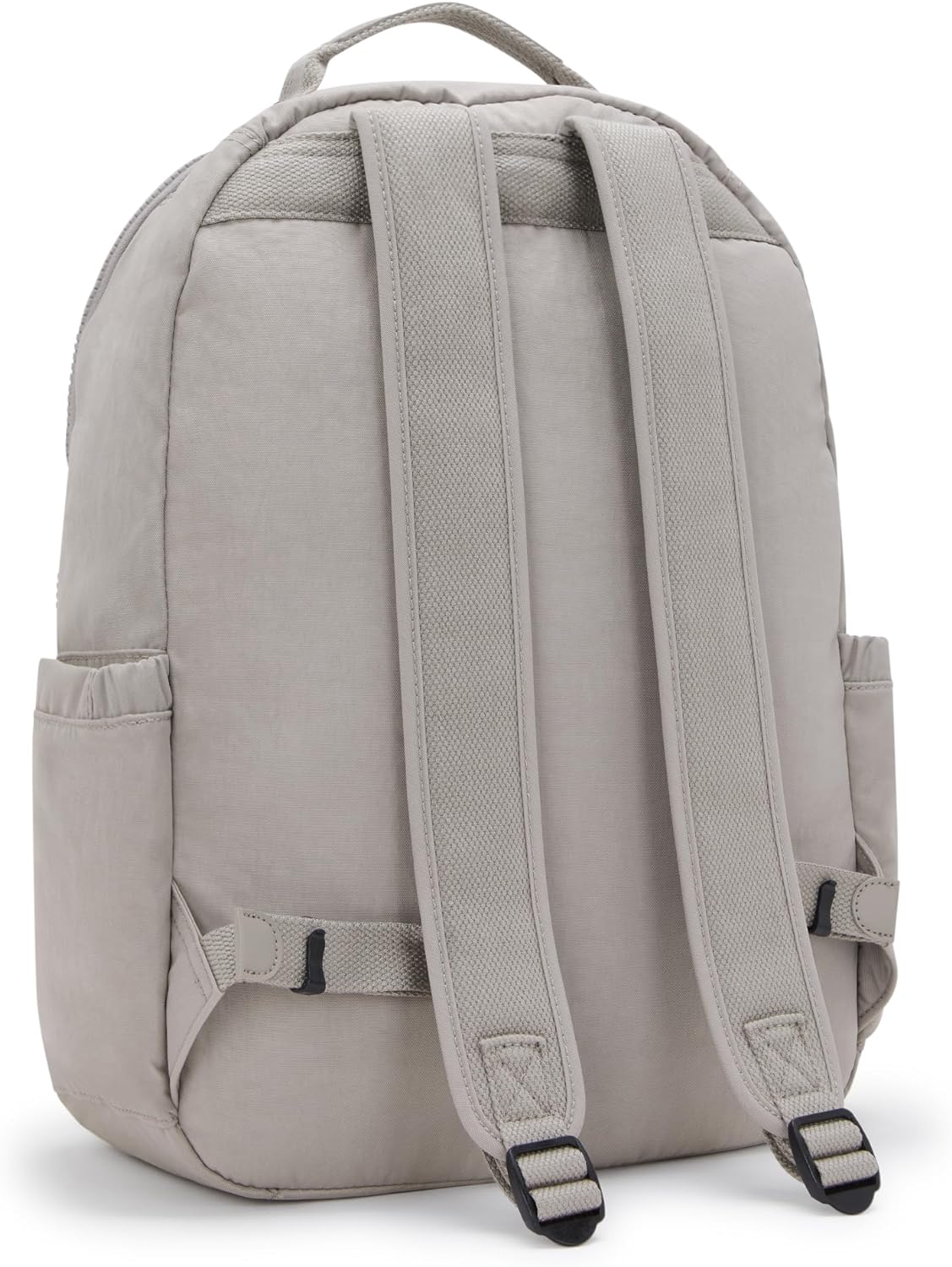 Kipling Seoul Large Nylon Laptop Backpack Grey Gris Altman