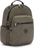 Kipling Seoul Large 15" Laptop Backpack - Moss green