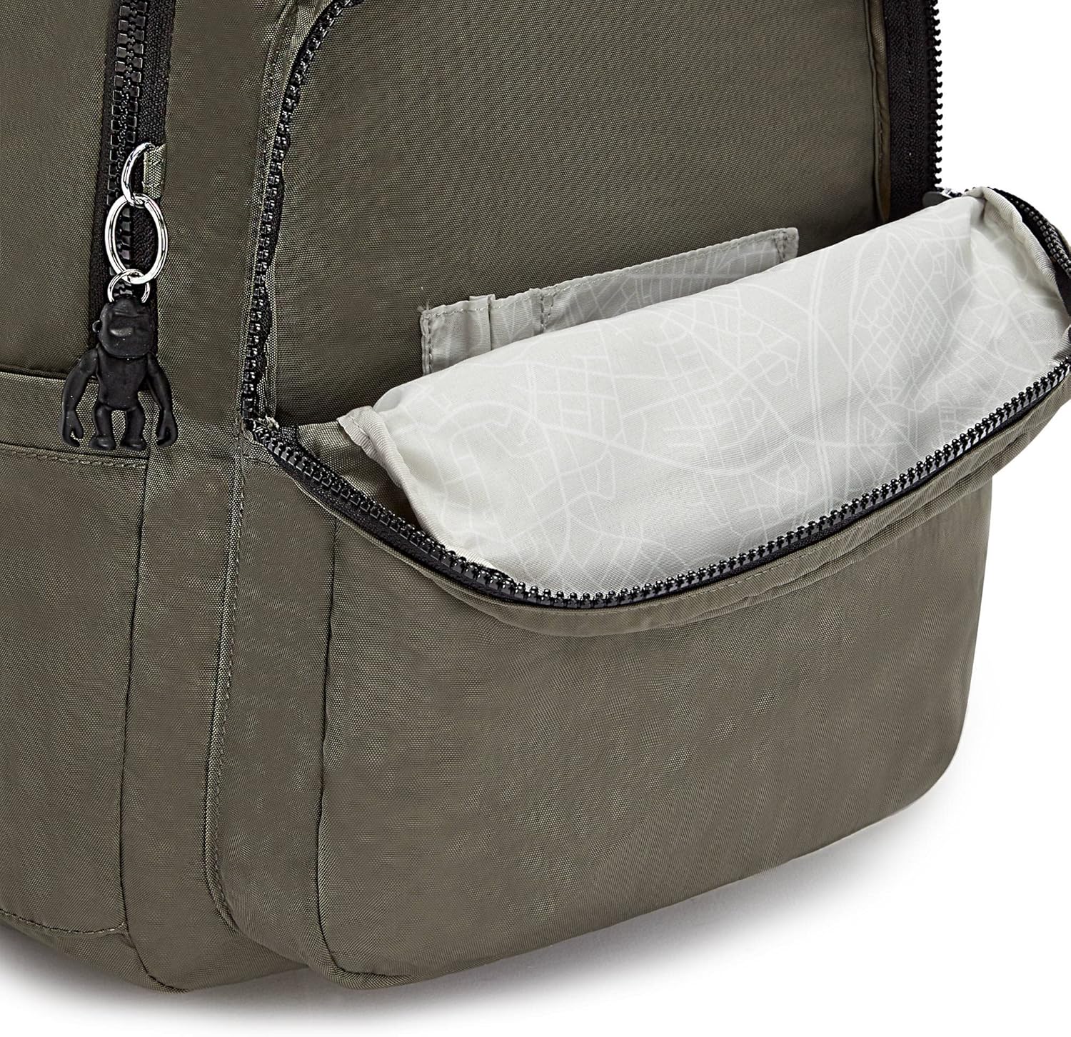 Kipling Seoul Large 15" Laptop Backpack - Moss green